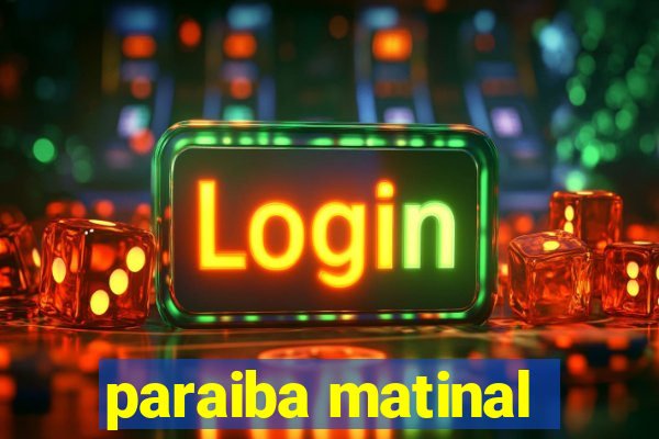 paraiba matinal